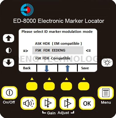  ED-8000 V400 Full functionality Marker Locator